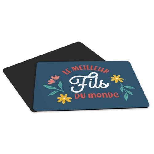 Sets de table dessous en caoutchouc bleu grand format pour famille - 5