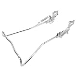 mountain bike double kickstand Pata de cabra: la patada de cabra para bicicleta se puede instalar en bicicletas con neumáticos de liberación rápida, un buen reemplazo de patada de cabra para bicicleta, patada de cabra de metal para bicicleta
