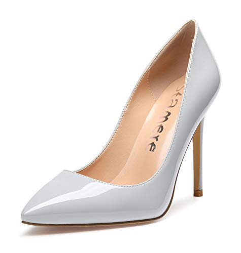 Image of Castamere Womens High Heels Pointed-Toe Slip-on Stilettos Pumps 4Inch Heel Shoes