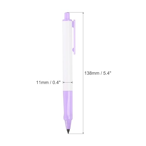 Lápices sin Tinta PATIKIL, Set de 6, Punta Reemplazable, Morado miniatura 2