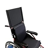 Karman Healthcare BKR-EXT-115-16 16 in. Backrest Extension Detachable and Height Adjustable with Clamp .88 in.