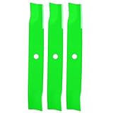 JYLEYJ TCU15881 High Lift Blades Fit for 60 inch John Deere 737 757 797 1025r 1023e Ztrak Z915E Z994R Z955R Mower Replace M128485 M131958 M144196 M168223 (3 Pack)