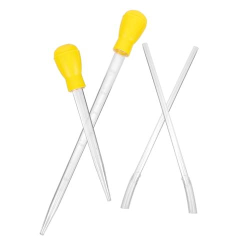 GALPADA 2 Pcs Vacuum Tanks Fish Tank Cleaner Fish Tank Pump Hand Fish Tank Water Pump Submersible Pump Adjustable Small Aquarium Fish Strainer Tank Siphon Cleaning Tube Gravel