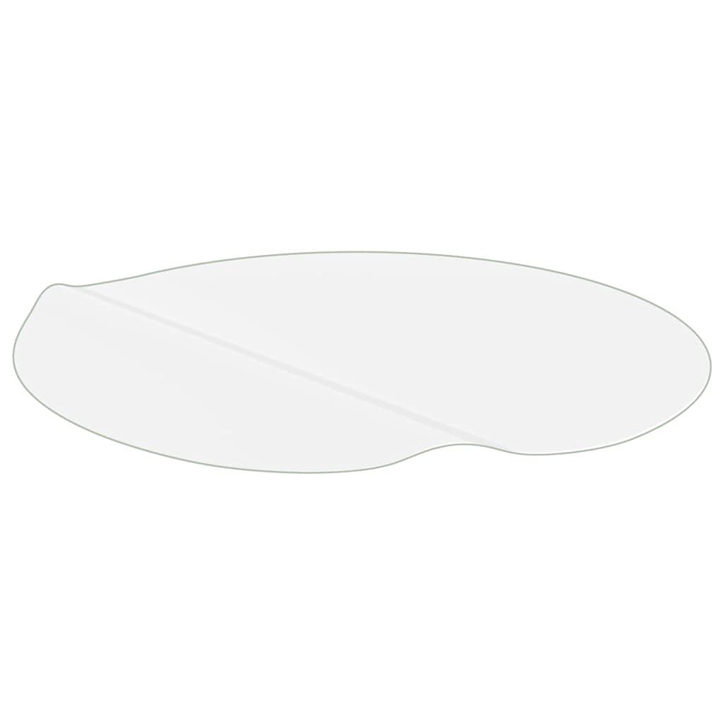 Protector de mesa transparente, redondo, 120 cm de diámetro, 1,6 mm de grosor, PVC, resistente a los arañazos, impermeable, fácil de limpiar, para comedor, salón, terraza, oficina, muebles