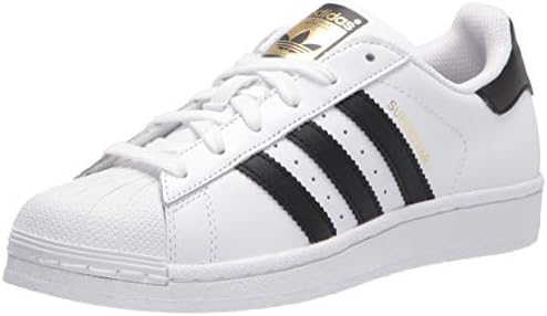adidas Originals unisex child Superstar Sneaker, White/Core Black/Core White, 7 Big Kid US
