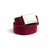 buckles and belts berlin Breite: 3.8 cm Urban Classics Unisex Canvas Belt G rtel, Burgundy, Einheitsgröße EU