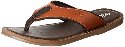 Image of Extacy By Red Chief mens Leather Slippers Flip-Flops
