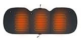 Sojoy Warm Car Rear Seat Cover Seat Cushion with 45' Timer and Hi/Mid/Low Temperature Switchs(Black)