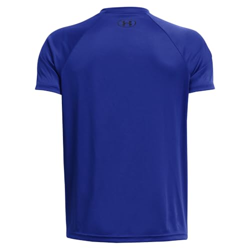 Image of Under Armour Boys' Tech Hybrid Printed Fill Short-Sleeve T-Shirt
