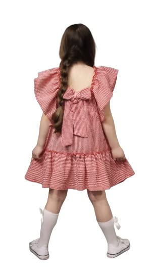 Flutter Sleeve Girls Summer Dresses - Holiday Dress for Size 5-12 Girls - Little Girls Dresses2
