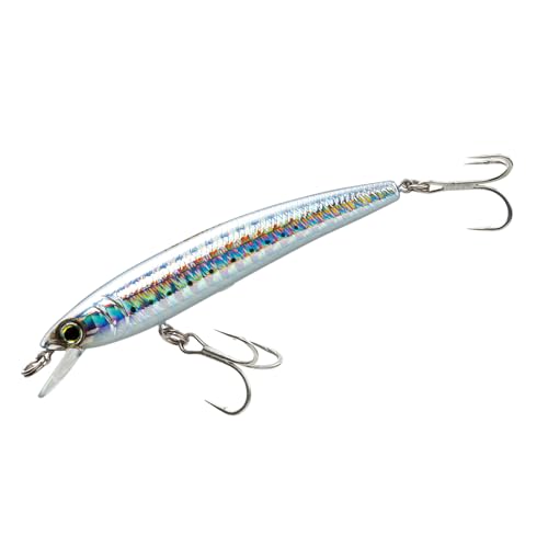 Yo-Zuri F1162-HSR Pins Minnow Floating Diver Lure, Holographic Silver Minnow