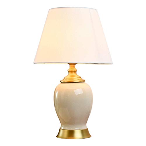 Preisvergleich Produktbild DIAOD Schlafzimmer Nachttischlampe, chinesische Arbeitszimmerlampe, Wohnzimmer Porzellanflasche Lampe High-End-dekorative Lichter