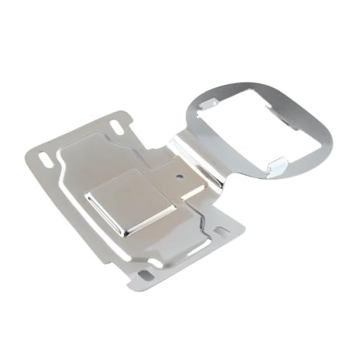 Cadre plaque d'immatriculation moto avec kit de relocalisation robuste