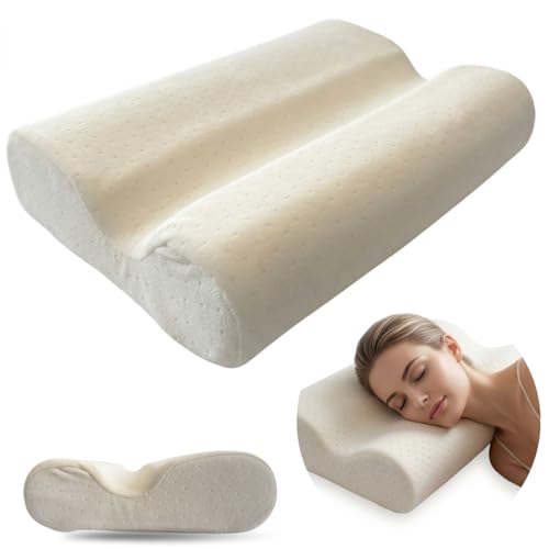 Restform Almohada Antiarrugas, Descanso óptimo, suavidad al Tacto y Comfort, Ayuda a prevenir Arrugas faciales y corrige Postura Corporal