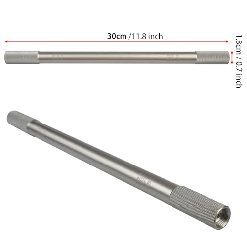 Image of Motorcycle Fork Service Tool Kit, 6pcs Fork oil level tool adds or removes oils from engines and Damper Rod Bleed Tool, Fork oil level tool ideal for injecting, and draining fluid, oil, and water.