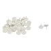 Uxcell a16041100ux2227 Nylon Furniture Chair Table Leg Feet Protector Pad Glide Nail 24mm White (Pack of 30)