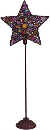 YYF Durable Etoiles Lampadaire éclairage Lampadaire Chambre Lampe de Chevet Floor Art Café Lampe Verticale Rétro Doux