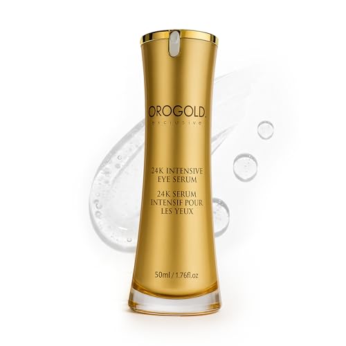 OROGOLD 24K Intensive Eye Serum - with Vitamin C & Peptides - 1.76 Fl Oz