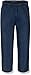 Produktbild normani Kinder Regenhose Unisex für Jungen und Mädchen mit warmem, weichem Fleecefutter - Wassersäule 5000 mm Farbe Marine Größe L/146-152