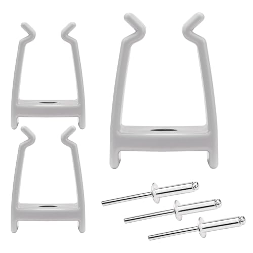 Clip de ponton Bimini résistant : pack de 3 supports autobloquants