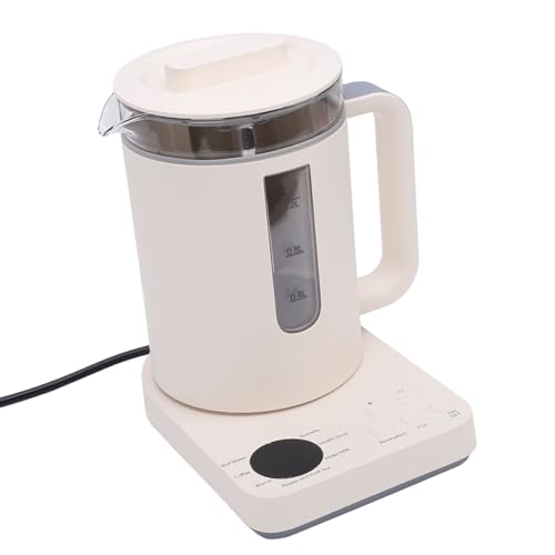Tetera eléctrica de vidrio 1.2L con control inteligente miniatura 4