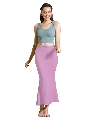 Image of Amazon Brand - Anarva Women Cotton Blended Saree Shapewear Regular Petticoat Skirt For Saree