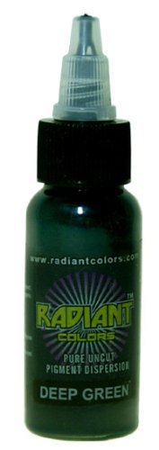 Radiant Colors - Deep Green - Tattoo Ink 1oz Made in USA