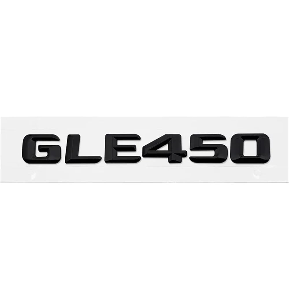 YTQMoreBNZ YYDStes Car Rear Trunk Sticker Tail Number Emblem Compatible With Mercedes Benz GLE43 GLE63 GLE300 GLE320 GLE350 GLE400 GLE450 GLE500 GLE550