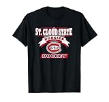 St. Cloud State Huskies Hockey Goal Black T-Shirt