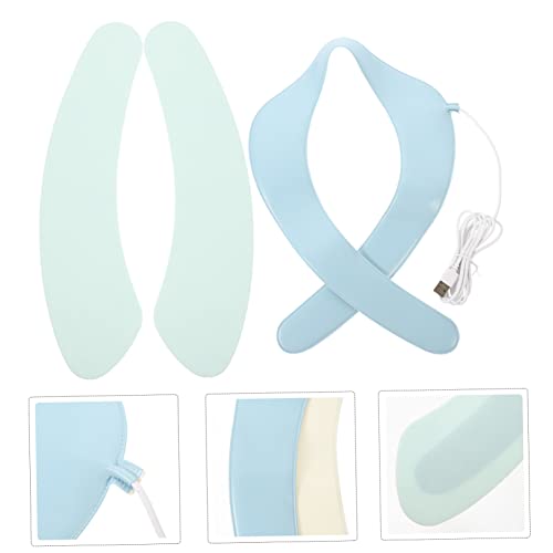 YARNOW Beheizbarer Toilettensitz Wärmender Toilettensitz Flanell Blau Beheizbarer Toilettensitzbezug Beheizbares Toilettensitzkissen Beheizbarer Toilettensitzbezug – Bild 4