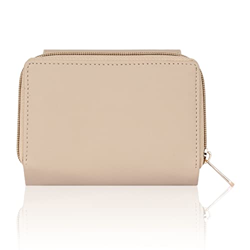 Image of Premium Vegan Leather Women's Wallet | Stylish Durable Clutch Wallet and Lightweight Clutch with Zip Coin Pocket and Card Slot