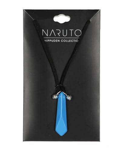 Bioworld Naruto Shippuden First Hokage Tsunade Blue Crystal Charm Necklace for Women Men4