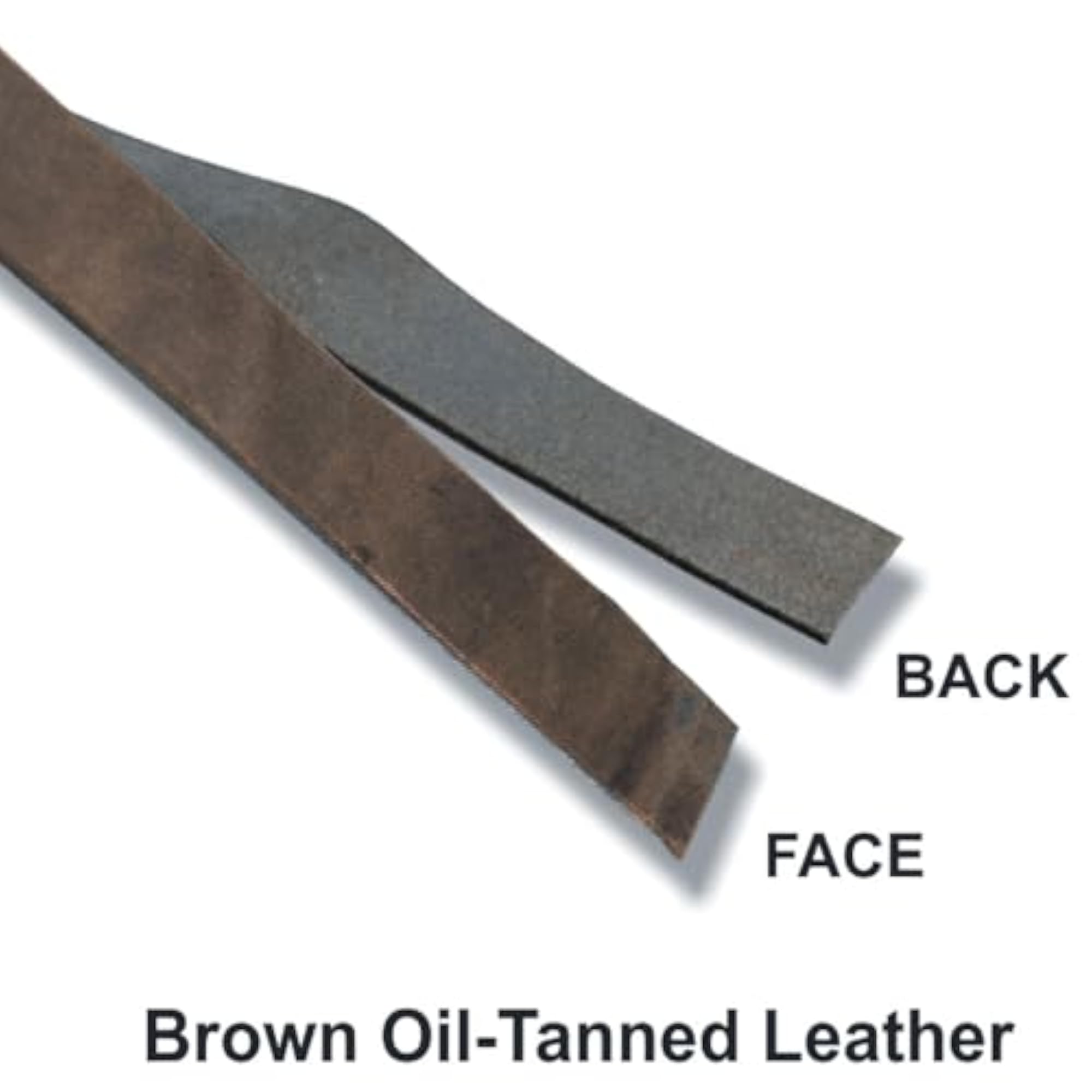 Genuine Leather Flat Strap Strips for DIY Arts & Craft Projects
