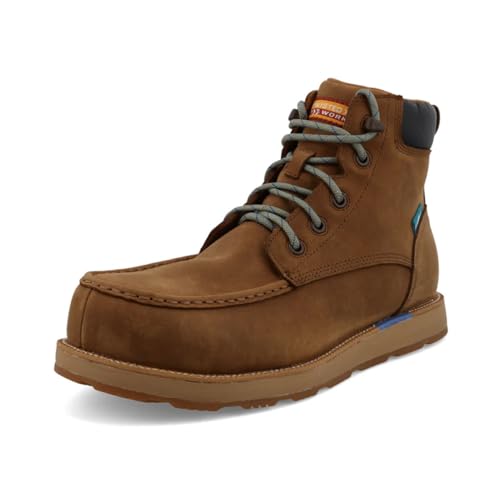 Image of Twisted X Men's 6 inch Lion Tan Cellstrech Wedge Sole Nano Toe Wok Boot