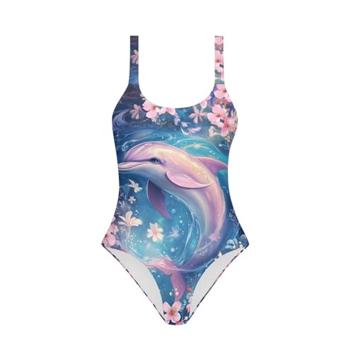 Image of Teens One-Piece Swimsuit Training Athletic Bathing Suits Quick Dry Beach Sport Swimwear Girls Dance Tank Leotards