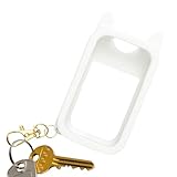 Dubbulon Estuche De Spray Para Manos | Decoración De Mochila Con Orejas De Silicona,Estuche Protector Para Spray Con Llavero - Para Hombres Aire Libre Viaje Coche Playa Parque Trabajo Escuela Centro