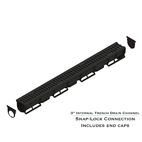 Vodaland - 3 Inch Trench Drain System With Outlet! (1) #TOP1