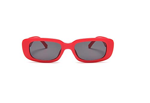 Óculos De Sol Vintage Celebridades Fashion Hippie Oval A-937 (Vermelho)