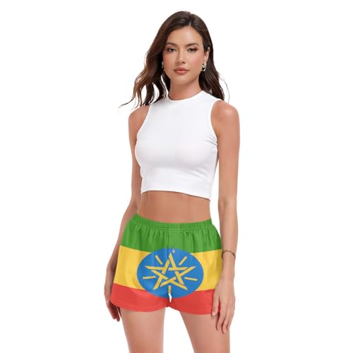 Short de nuit femme ample coupe fluide vêtement de nuit été léger