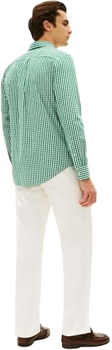Tommy Hilfiger Herren Hemd Flex Poplin Gingham Shirt mit Karos, Grün (Nouveau Green/Check), L – Ansicht 3