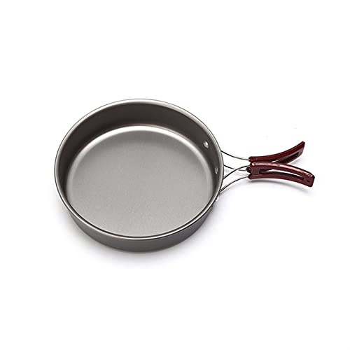 Poêle de camping multifonction en aluminium noir pour feu de camp et pique-nique - 5