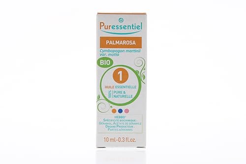 Aceite esencial orgánico Palmarosa Puressentiel 10 ml miniatura 4