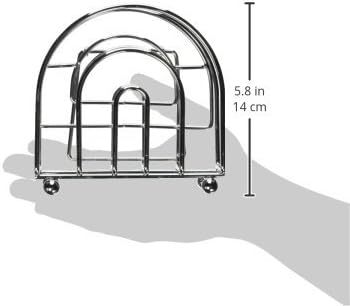 Miniatura 2 de Uniware Servilletero de acero 20210, mediano, plateado