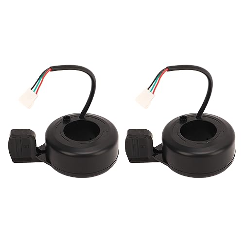 Image of Socobeta 2 PCS Electric Scooter Brake and Thumb Throttle for Kugoo S1 Electric Scooter, with Raised Stripe, ABS Material