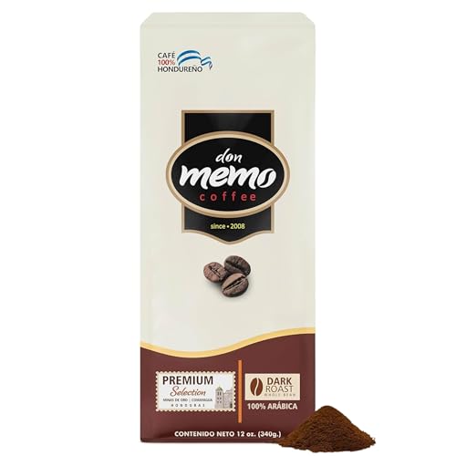 Don Memo Dark Roast Ground Coffee 12oz Honduran