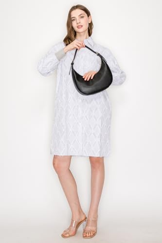 Image of Elegant Crescent Shoulder Bag Underarm Purse