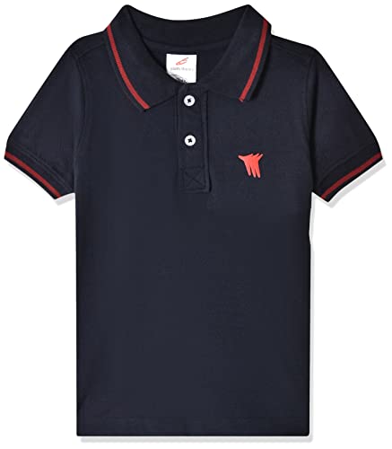 Image of Cloth Theory Boys Cotton Polo T-Shirt for Kids Regular Fit Half Sleeve Casual Summer Polo Neck T-Shirt