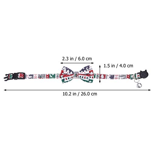 POPETPOP Natal Pet Gravata Borboleta Floco de Neve Ãrvore CÃ£o Fivela Coleira AjustÃ¡vel Natal Cat C