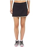 Fila Women's Flirt Back Skorts, Ebony, Furo Coral, S