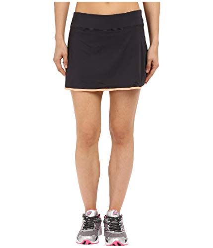Fila Women's Flirt Back Skort Ebony/Furo Coral Skirt SM X 4